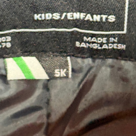 Kids Small Arctix Black Fleece Lined Ski Snow Pants Bib Overalls Full Zip Warm - Picture 7 of 16